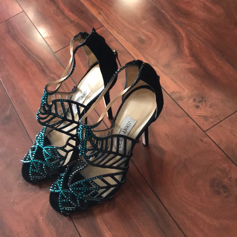 Jimmy Choo Rhinestone Heels